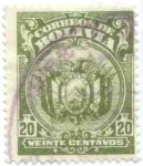 Stamps America - Bolivia -  Escudo