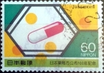 Stamps Japan -  Scott#1675 intercambio, 0,30 usd 60 y, 1986