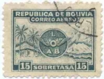 Stamps America - Bolivia -  Homenaje a Lloyd Aereo Boliviano