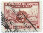 Stamps Bolivia -  Homenaje a Lloyd Aereo Boliviano
