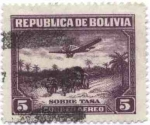 Stamps Bolivia -  Paisaje del Oriente Boliviano