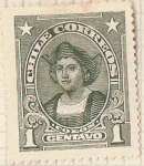 Stamps : America : Chile :  COLON / 1915-28“PRESIDENTES Y PERSONAJES CELEBRES” “CHILE CORREOS” - SIN FILIGRANA