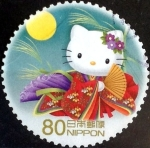 Stamps Japan -  Scott#3049h intercambio, 1,10 usd 80 y, 2008