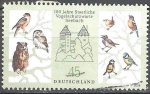 Stamps Germany -  Centenario del Santuario Estatal de Aves, Seebach.