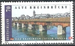 Sellos de Europa - Alemania -  Puente viejo del Rin Bad Säckingen - Stein Argovia.