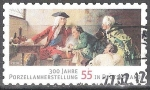 Stamps Germany -  300 años la producción de porcelana en Meissen.