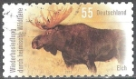 Stamps Germany -  Recolonización por la fauna local, alce.