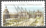 Stamps Germany -  350 Anivº de Matthew Daniel Pöppelmann(arquitecto).