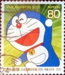 Stamps Japan -  Scott#3300g intercambio, 0,90 usd 80 y, 2011