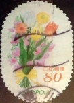 Stamps Japan -  Scott#3509d intercambio, 0,90 usd 80 y, 2013