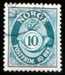 Stamps Norway -  Trompeta de caza