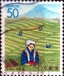 Stamps Japan -  Scott#Z203 intercambio, 0,50 usd 50 y. 1997
