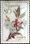 Stamps Japan -  Scott#3103 intercambio, 0,60 usd 80 y. 2009