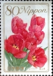 Stamps Japan -  Scott#3199 intercambio, 0,90 usd 80 y. 2010