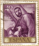 Stamps Spain -  Jose de Rivera 'EL ESPAÑOLETO' Rebaño de Jacob