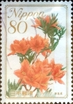 Stamps Japan -  Scott#3228 intercambio, 0,90 usd 80 y. 2010