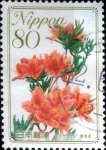 Stamps Japan -  Scott#3228 intercambio, 0,90 usd 80 y. 2010