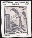 Stamps Mexico -  UNIVERSIDAD AUTÓNOMA DE PUEBLA