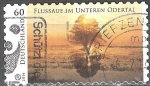 Stamps Germany -  Llanura de inundación en la parte baja del valle del Oder.