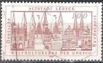 Sellos de Europa - Alemania -  Ciudad Hanseática de Lübeck (Patrimonio de la Humanidad 1987).