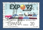 Stamps Spain -  Edifil 2875A Exposición Universal de Sevilla EXPO'92 20