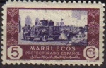 Stamps : Africa : Morocco :  MARRUECOS Español 1948 Edifil281 Sello Nuevo Camion Comercio por Carretera
