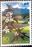 Stamps Japan -  Scott#Z483 intercambio, 0,75 usd 80 y. 2001