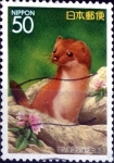 Stamps Japan -  Scott#Z208 intercambio, 0,50 usd 50 y. 1997