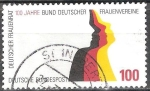 Stamps Germany -   Cent de la Federación de Asociaciones Alemanas de Mujeres-Consejo Alemán de la Mujer.