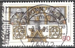 Stamps Germany -  750 años de la ciudad libre de Ratisbona.