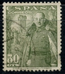 Stamps Spain -  ESPAÑA_1954 SCOTT 802.02 GENERAL FRANCO.