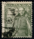 Stamps Spain -  ESPAÑA_1954 SCOTT 802.03 GENERAL FRANCO.