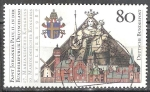 Stamps Germany -  El Papa Johannes Paul II en la RFA,el Congreso Mariano 17a, 10a Mariológico Congreso, Kevelaer 1987.