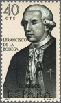 Stamps Spain -  ESPAÑA 1967 1819 Sello Nuevo VIII Forjadores de América Juan Francisco de la Bodega