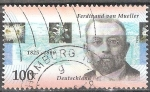Stamps Germany -  100 aniversario de Ferdinand von Mueller,botánico. 