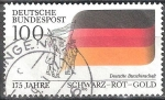 Sellos de Europa - Alemania -  175 años colores nacionales negro, rojo y oro.