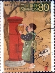 Stamps Japan -  Scott#2773 intercambio, 0,40 usd, 80 y. 2001