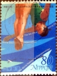 Stamps Japan -  Scott#2777 nf2b intercambio, 0,40 usd, 80 y. 2001