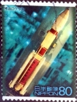 Stamps Japan -  Scott#2975d intercambio, 1,10 usd, 80 y. 2003