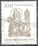 Stamps Germany -  Muerte Milenario de San Wolfgang,Obispo de Regensburg.