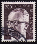Stamps : Europe : Germany :  INT-GUSTAV WALTER HEINEMANN