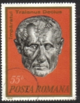 Sellos de Europa - Rumania -  Escultura de bronce Emperador Traianus Decius, Sarmizegetusa