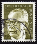 Stamps : Europe : Germany :  INT-GUSTAV WALTER HEINEMANN