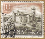 Stamps Spain -  Castillos de España - Bellver en Mallorca