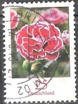 Stamps Germany -  Flores - clavel precioso (Dianthus caryophyllus).