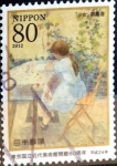Stamps Japan -  Scott#3427c intercambio, 0,90 usd, 80 y. 2012