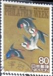 Stamps Japan -  Scott#2988 intercambio, 1,00 usd, 80 y. 2007