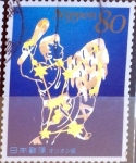 Stamps Japan -  Scott#3632d intercambio, 1,25 usd, 80 y. 2013