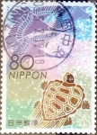 Stamps Japan -  Scott#2851e intercambio, 1,00 usd, 80 y. 2003