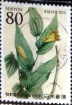Stamps Japan -  Scott#3420 intercambio, 0,90 usd, 80 y. 2012
